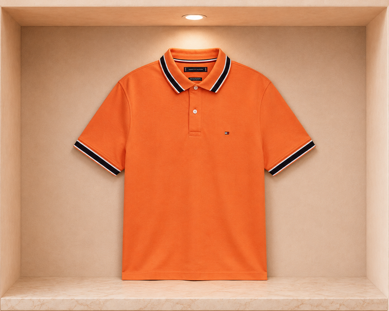 Tommy Hilfiger Regular Fit Tipped Wicking Polo Shirt