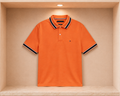 Tommy Hilfiger Regular Fit Tipped Wicking Polo Shirt - Brilliant Orange - image 1