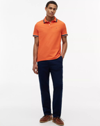Tommy Hilfiger Regular Fit Tipped Wicking Polo Shirt - Brilliant Orange - image 4