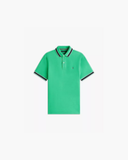 Tommy Hilfiger Regular Fit Tipped Wicking Polo Shirt - Lush Green - image 2