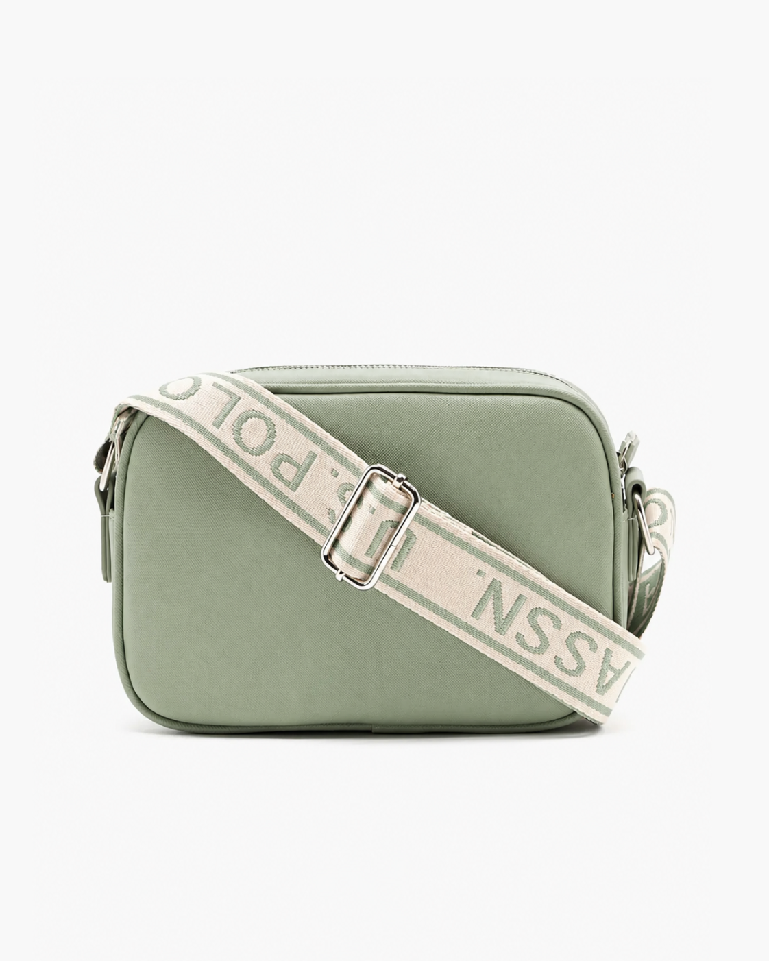 U.S. Polo Assn. Classic Zip Crossbody Bag - Mint green / Silver hardware - image 2