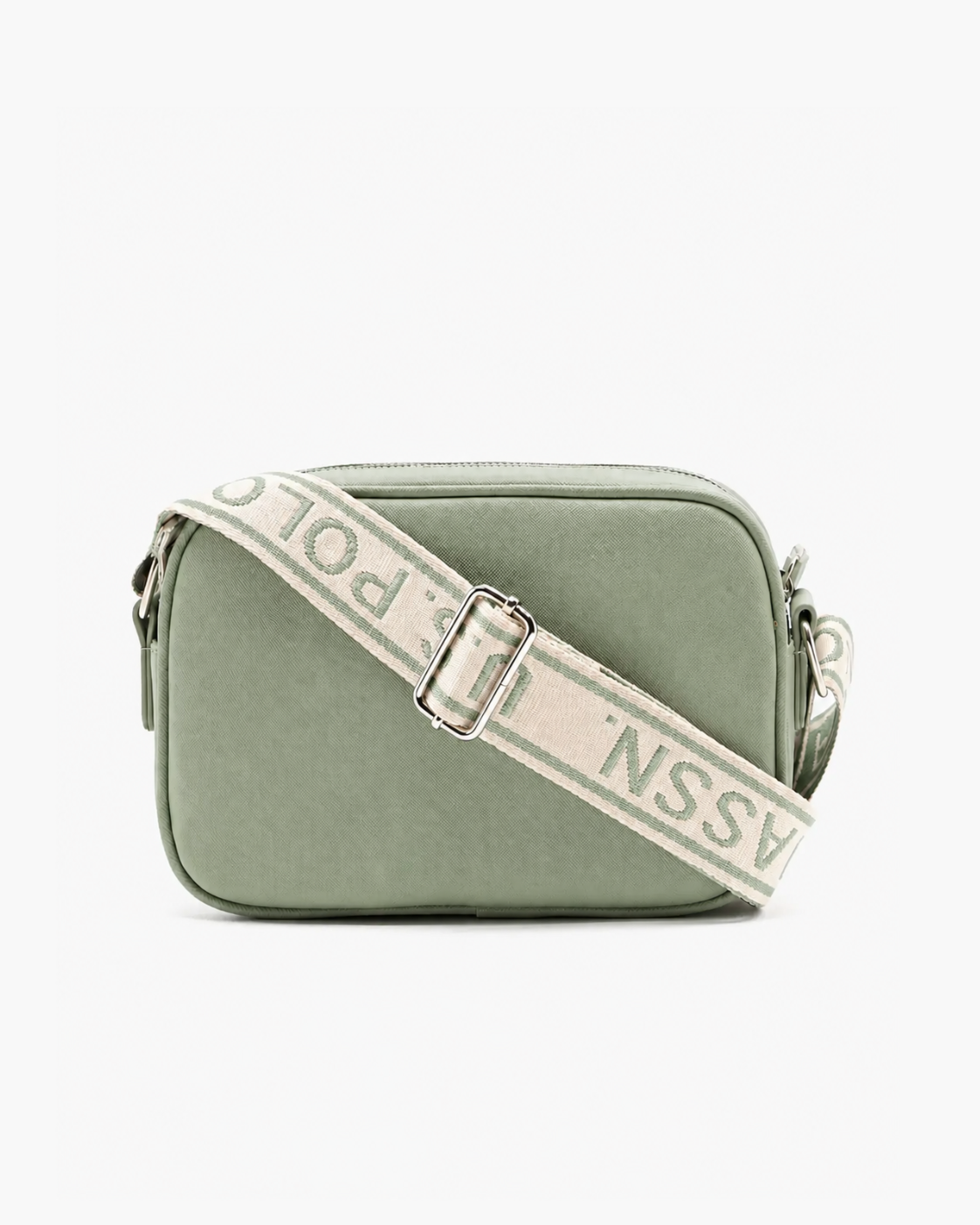 U.S. Polo Assn. Classic Zip Crossbody Bag - Mint green / Silver hardware - image 3