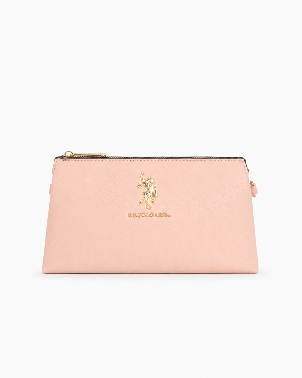 U.S. Polo Assn. Top Zip Mini Crossbody Pouch Bag - Blush Pink - image 1