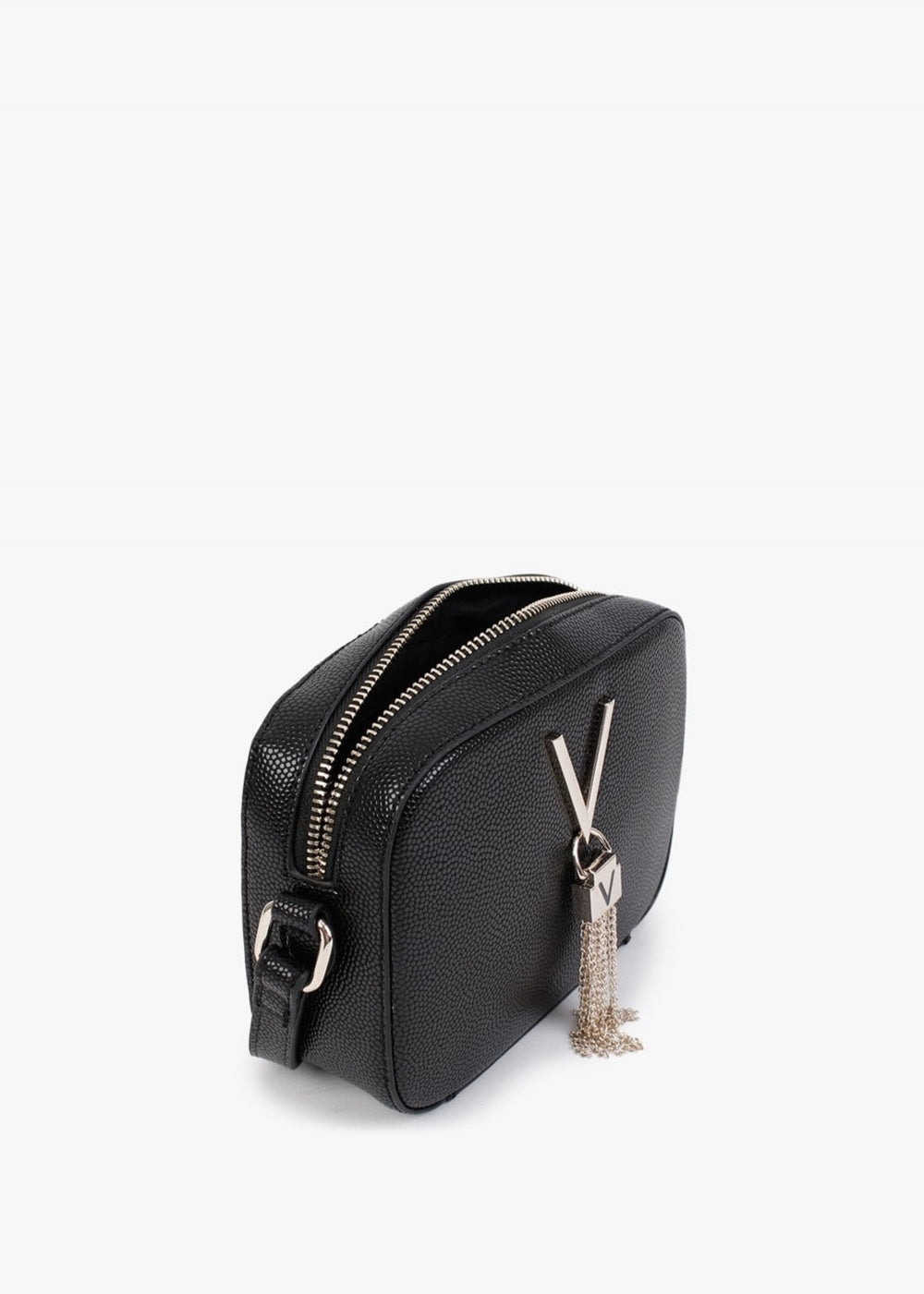 VALENTINO Divina Black Pebbled Bag