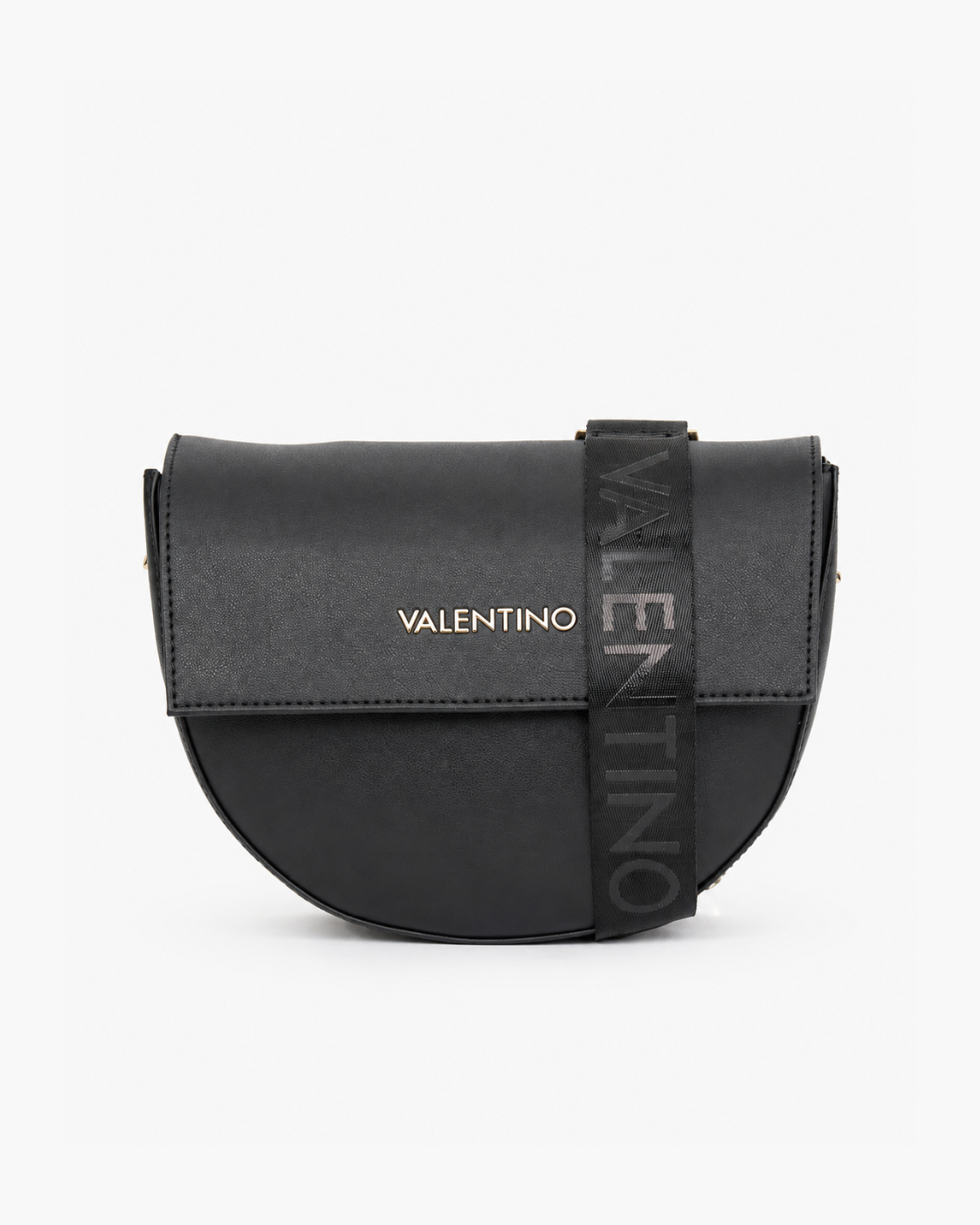 Valentino Bags Bigs Half-Moon Flap Crossbody Bag - Black - image 1
