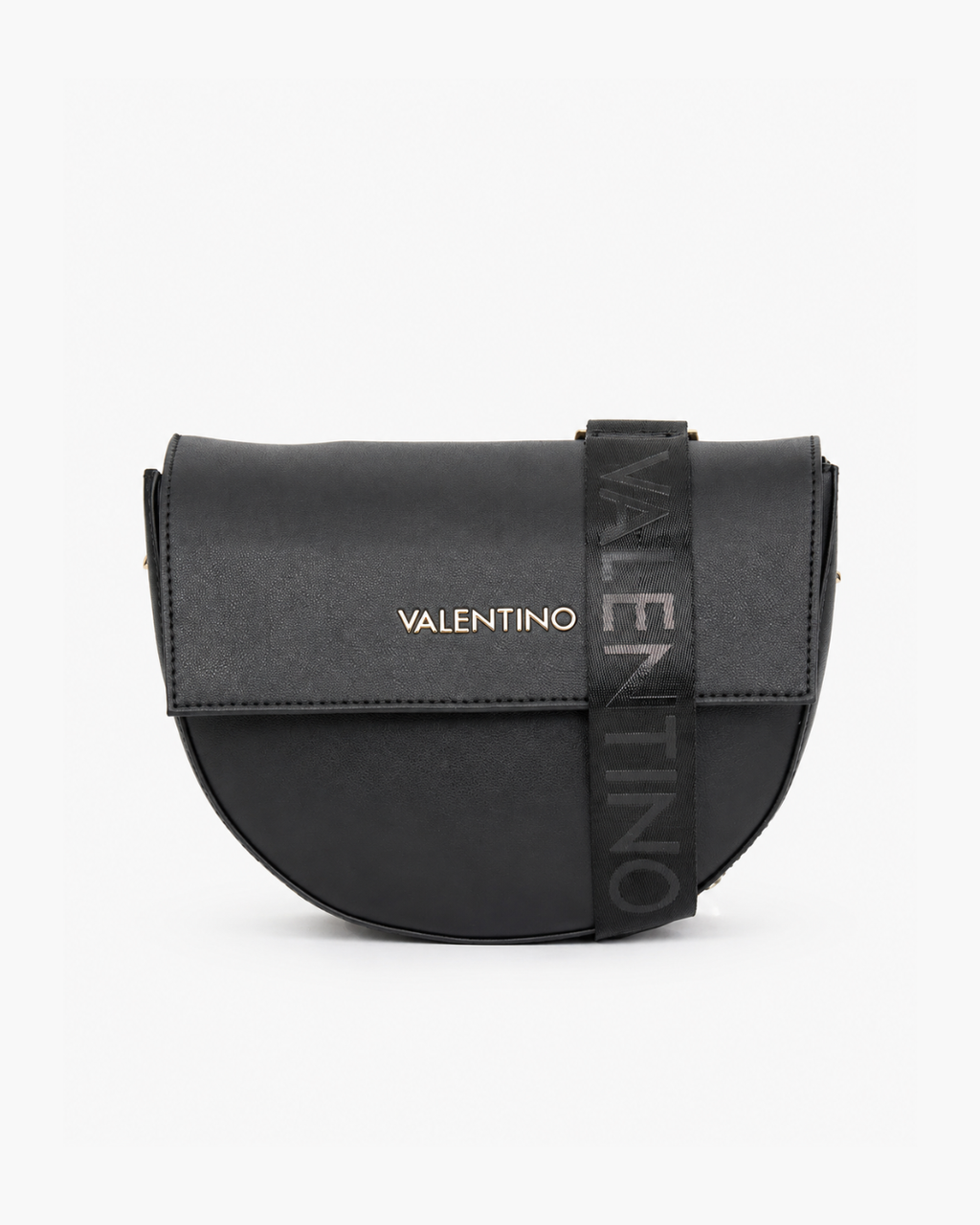 Valentino Bags Bigs Half-Moon Flap Crossbody Bag - Black - image 1