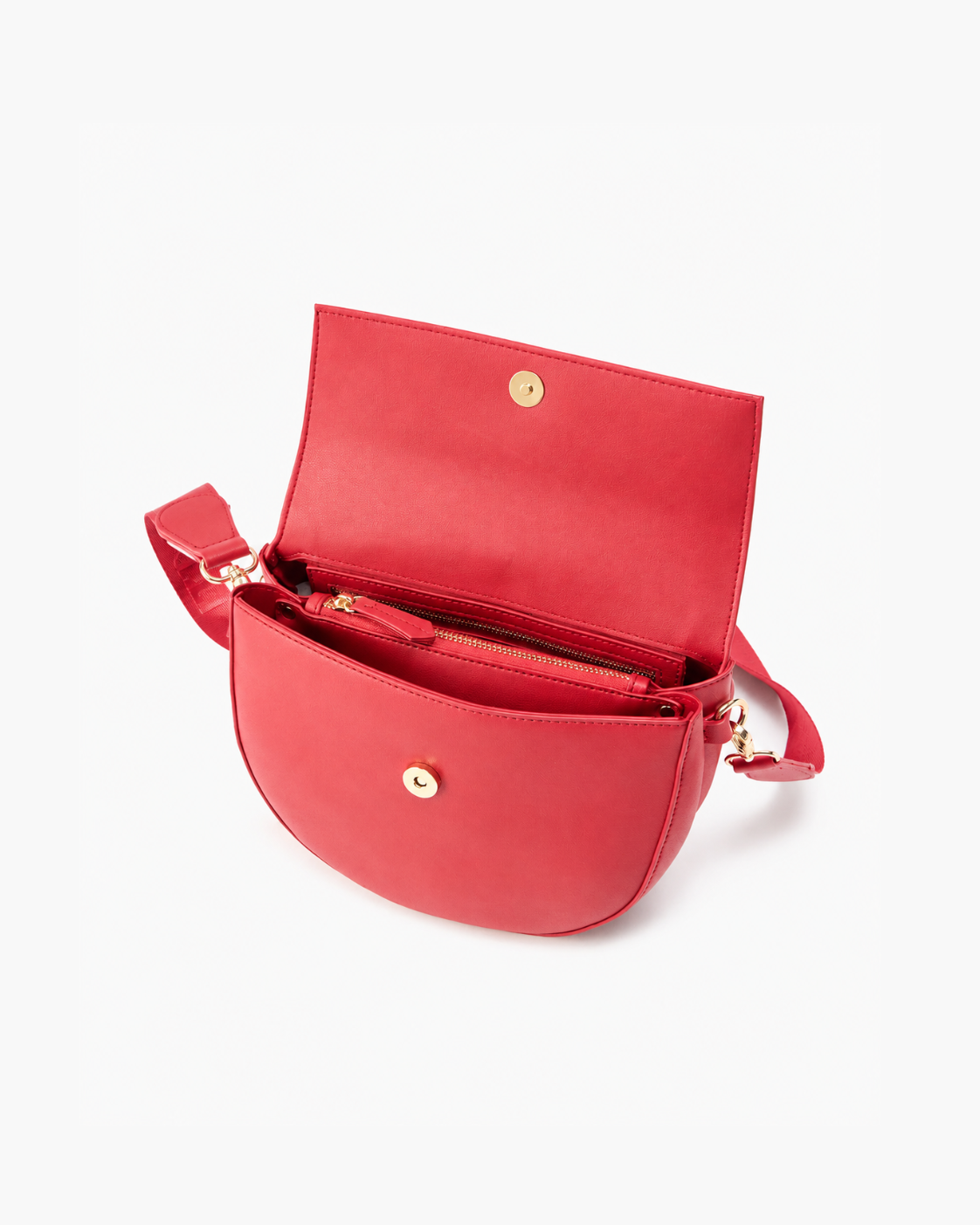 Valentino Bags Bigs Half-Moon Flap Crossbody Bag - Cipria Rose Pink - image 3