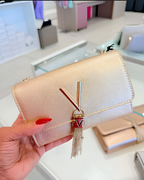 Valentino Bags Divina Pebbled Clutch Bag - image 2