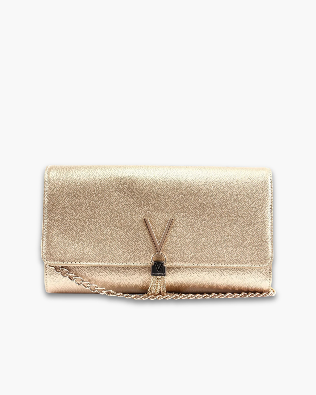 Valentino Bags Divina Pebbled Clutch Bag - image 5