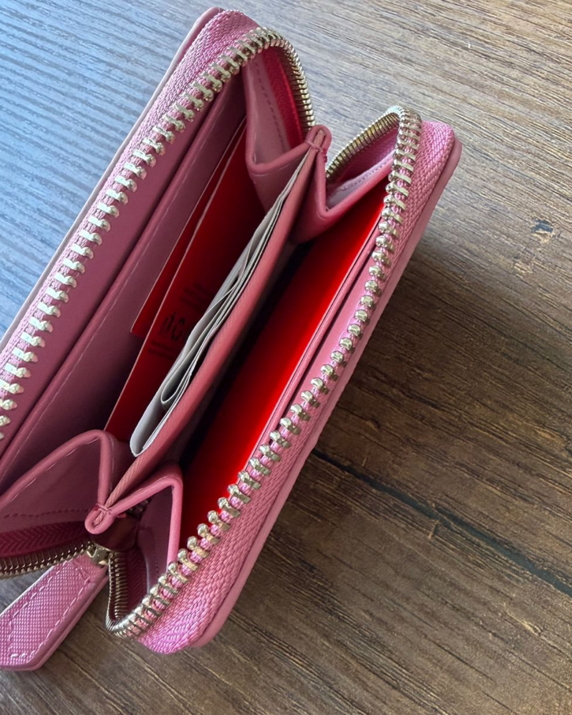 Valentino Bags Divina Zip Around Coin Purse - Pink - image 4