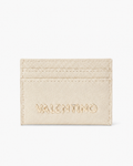 Valentino Bags Multi-Slot Slimline Credit Card Holder - Pebbled Cream / Gold - image 1