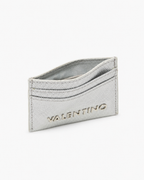 Valentino Bags Multi-Slot Slimline Credit Card Holder - Metallic Silver / Silver - image 2