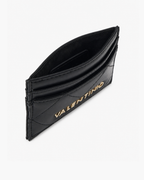 Valentino Bags Multi-Slot Slimline Credit Card Holder - Smooth Black / Gold - image 2