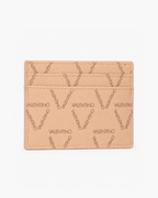 Valentino Bags Multi-Slot Slimline Credit Card Holder - Tan Monogram / Gold - image 3
